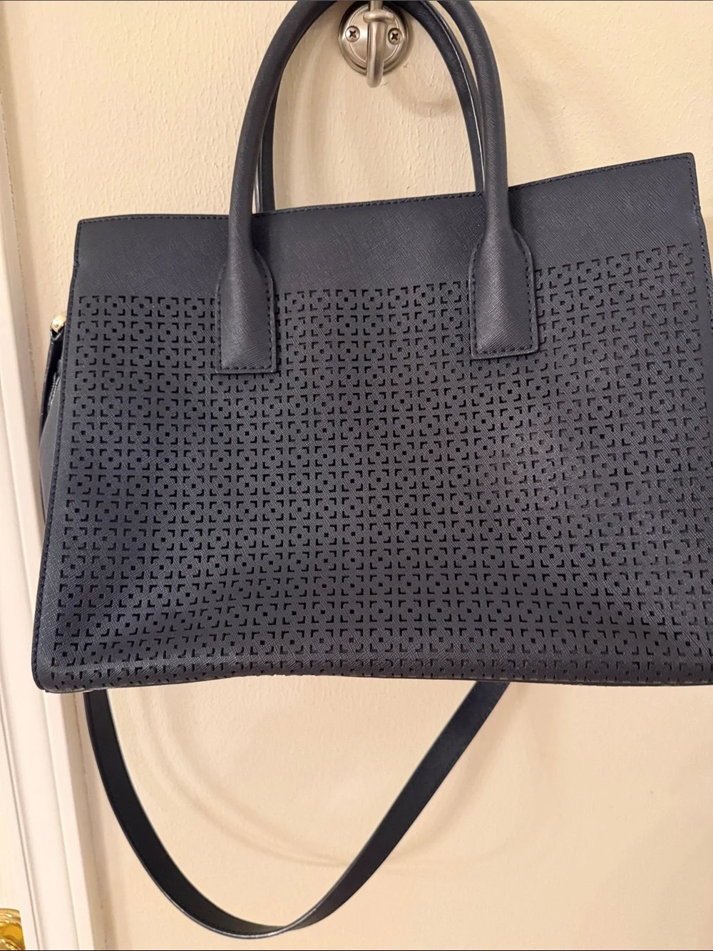 kate spade structured perforated